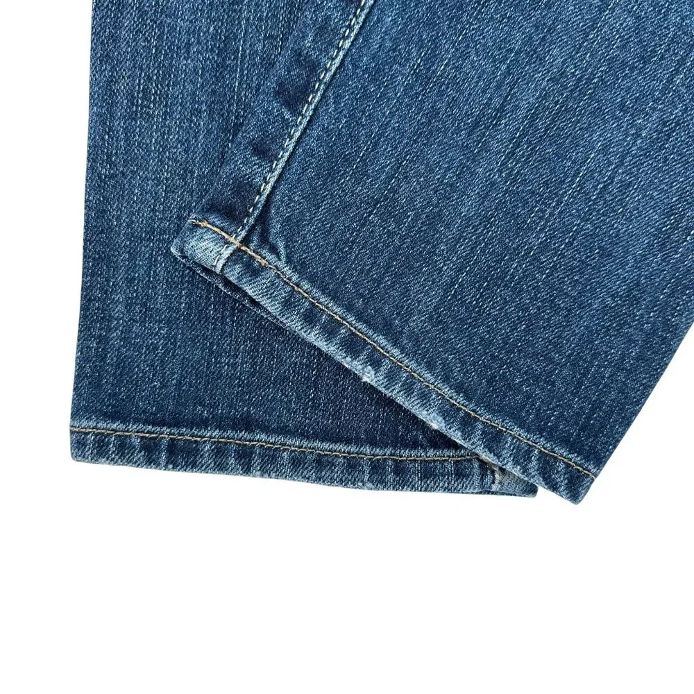 7 for all Mankind Womens Blue Gwenevere Super Skinny 5 Pocket Jeans Size 27 - Picture 5 of 10